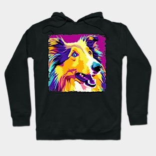 Collie Pop Art - Dog Lover Gifts Hoodie